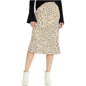 Cupcakes and Cashmere Lorelai Animal Print Skirt size 6 NWT